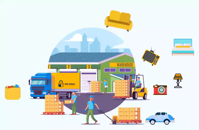 Storage and Warehouse Service in Vinod Nagar East