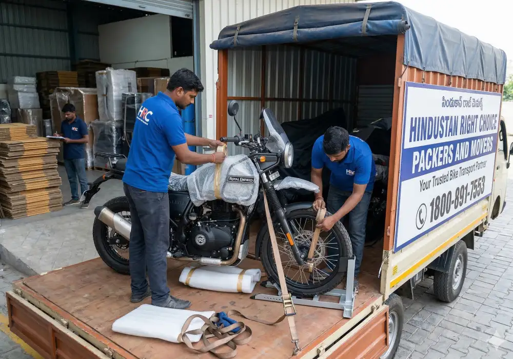 Secure bike transport service in Whitefields by HRC Packers and Movers