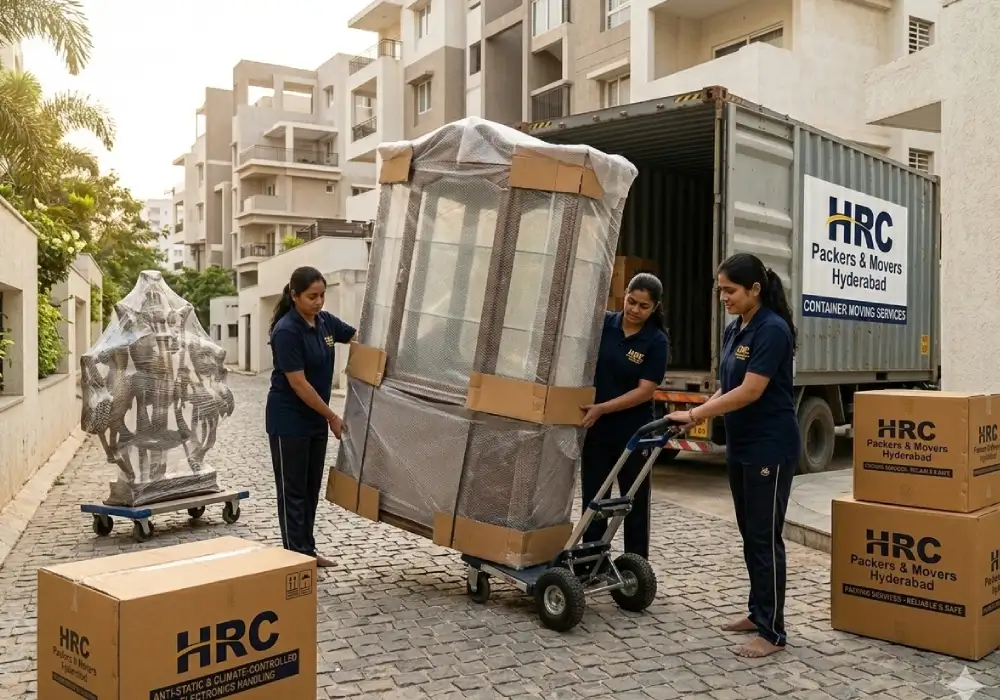 House shifting services in Visakhapatnam with safe packing and relocation by HRC Packers