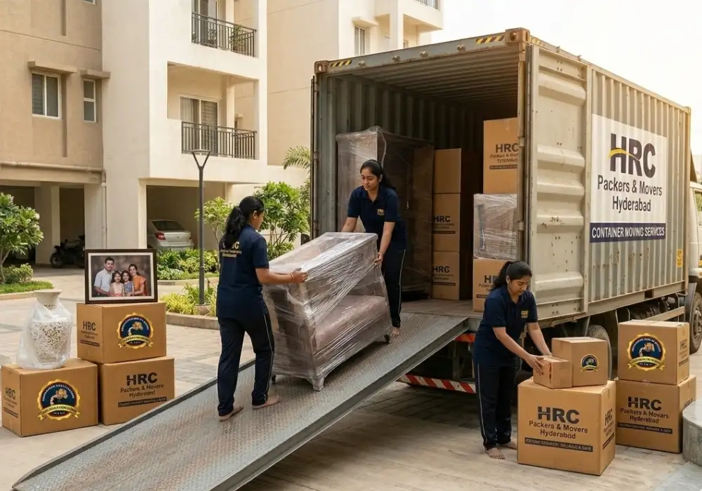 Safe loading and unloading services in Visakhapatnam by HRC Packers