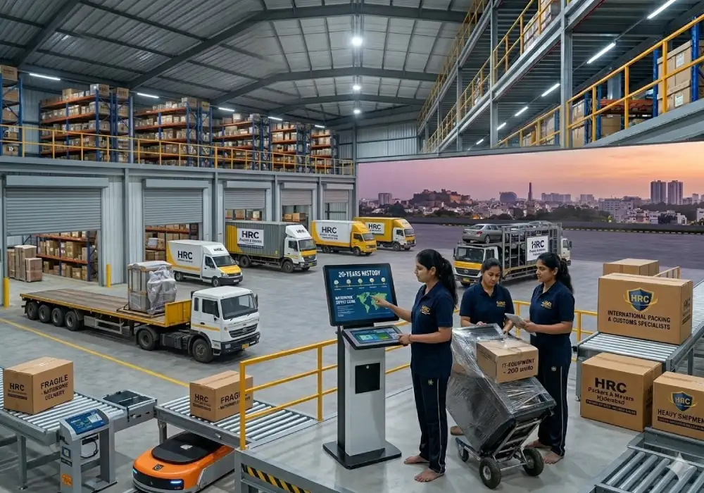 Logistics and transportation services in Visakhapatnam by HRC Packers