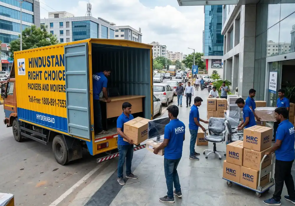 Office shifting and relocation services in Whitefields by Professional HRC Packers
