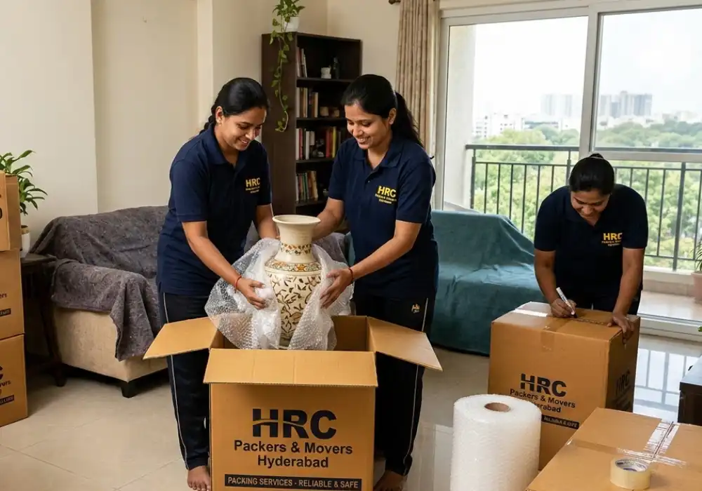 Professional packing and moving services in Visakhapatnam by HRC Packers