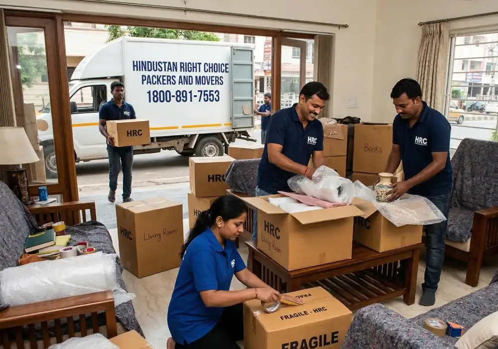 Professional packing and moving services in Whitefields by HRC Packers
