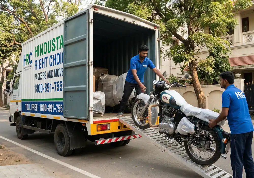 Secure bike transport service in Secunderabad by HRC Packers and Movers