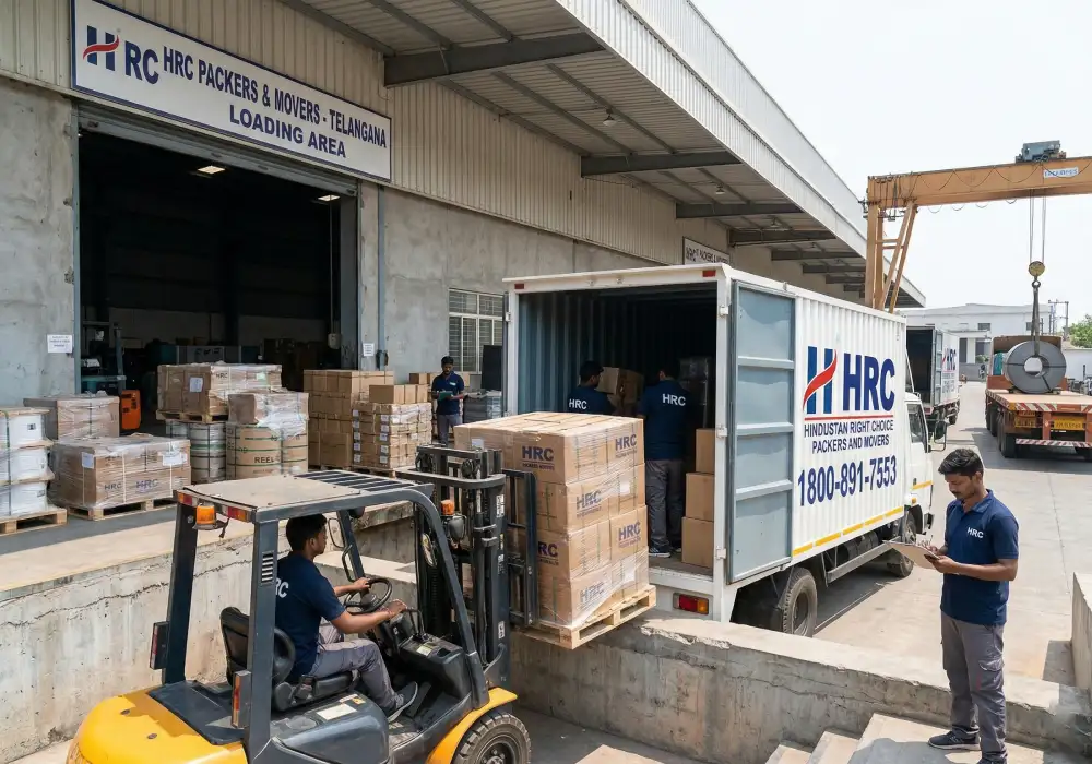 Safe loading and unloading services in Sangapur by HRC Packers