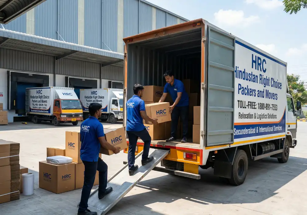 Logistics and transportation services in Secunderabad by HRC Packers