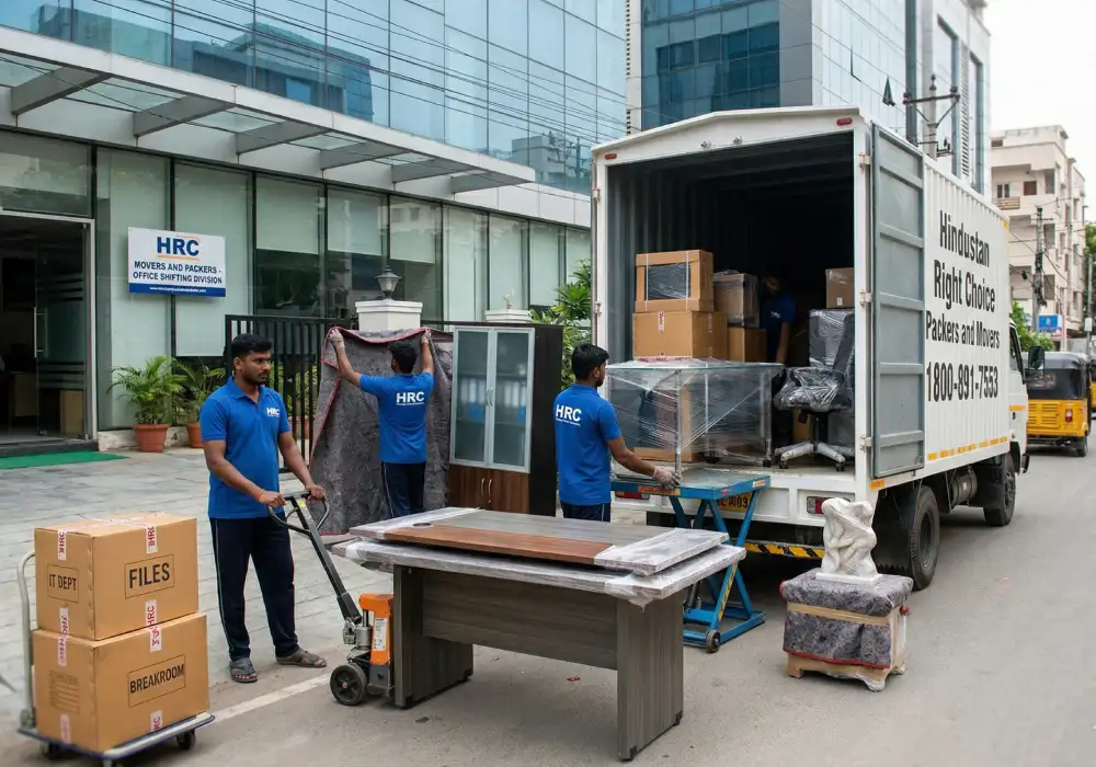 Office shifting and relocation services in Secunderabad by Professional HRC Packers