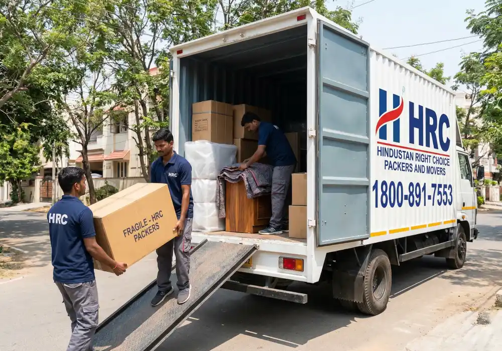 Professional packing and moving services in Sangapur by HRC Packers